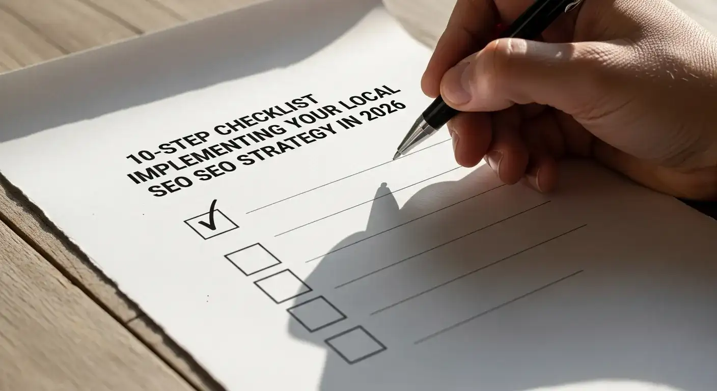 Local SEO 2026: Guida Completa in 10 Step per PMI 1 Complete 10-step checklist for implementing your Local SEO strategy in 2026_risultato