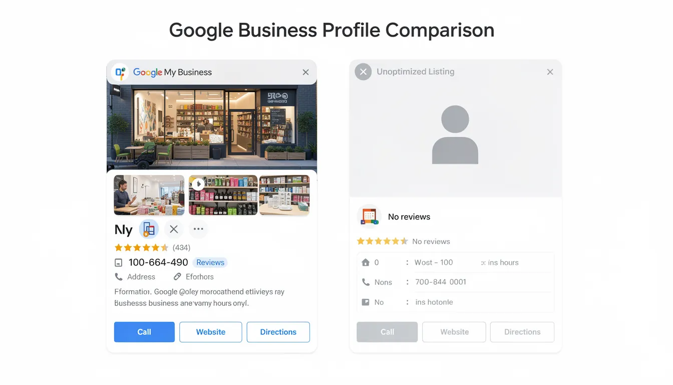 Guida per ottimizzare scheda Google My Business (ex Google Business Profile) - Immagine informativa su Local SEO