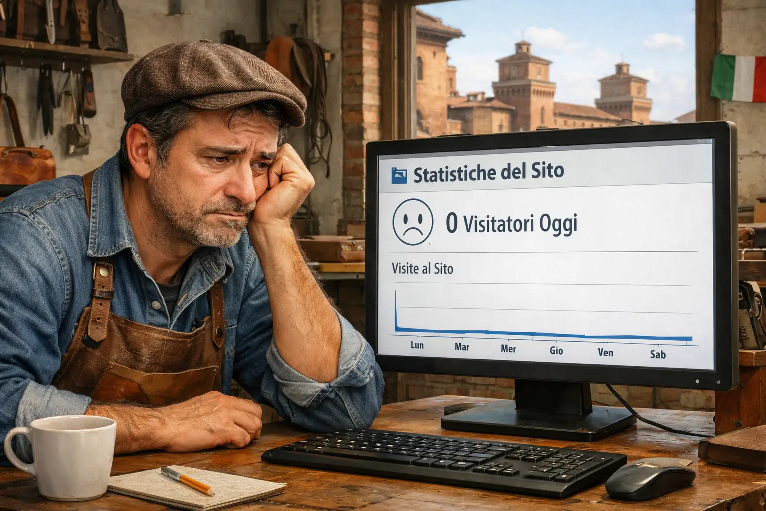 Sito web che non porta clienti - guida per le aziende locali di Ferrara