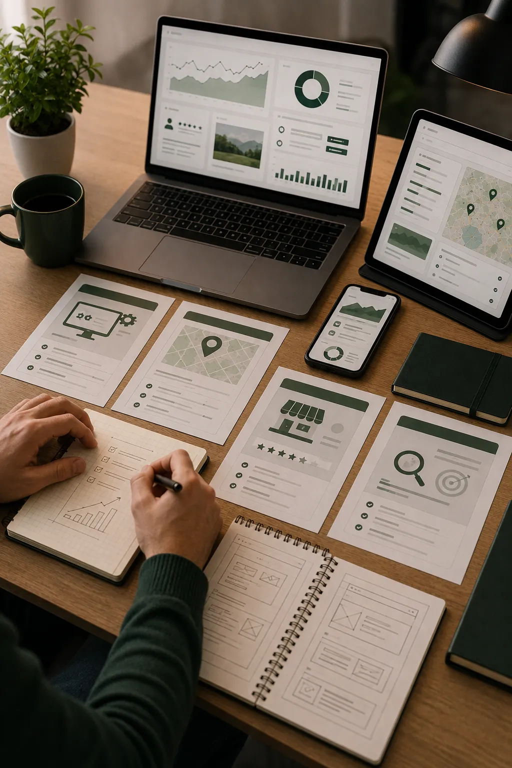 Guide strategia web marketing locale Risorse e guide di strategia digitale locale per siti web, SEO e Google Ads